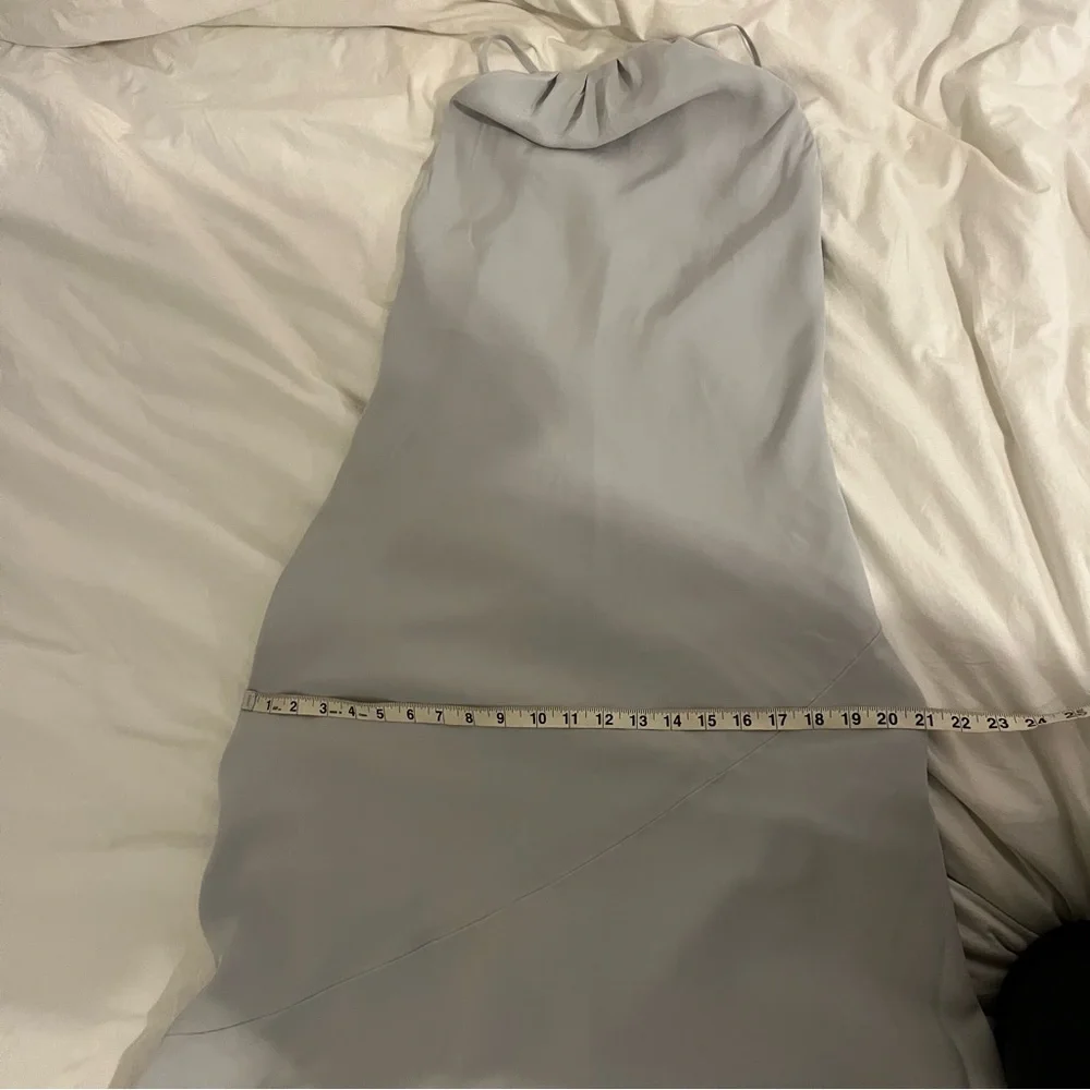 NWT Abercrombie Light Gray Long Dress size Medium